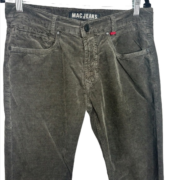 Men’s Mac Jeans Arne Pipe Corduroy Skinny Pant Size 31/30 - Picture 7 of 15